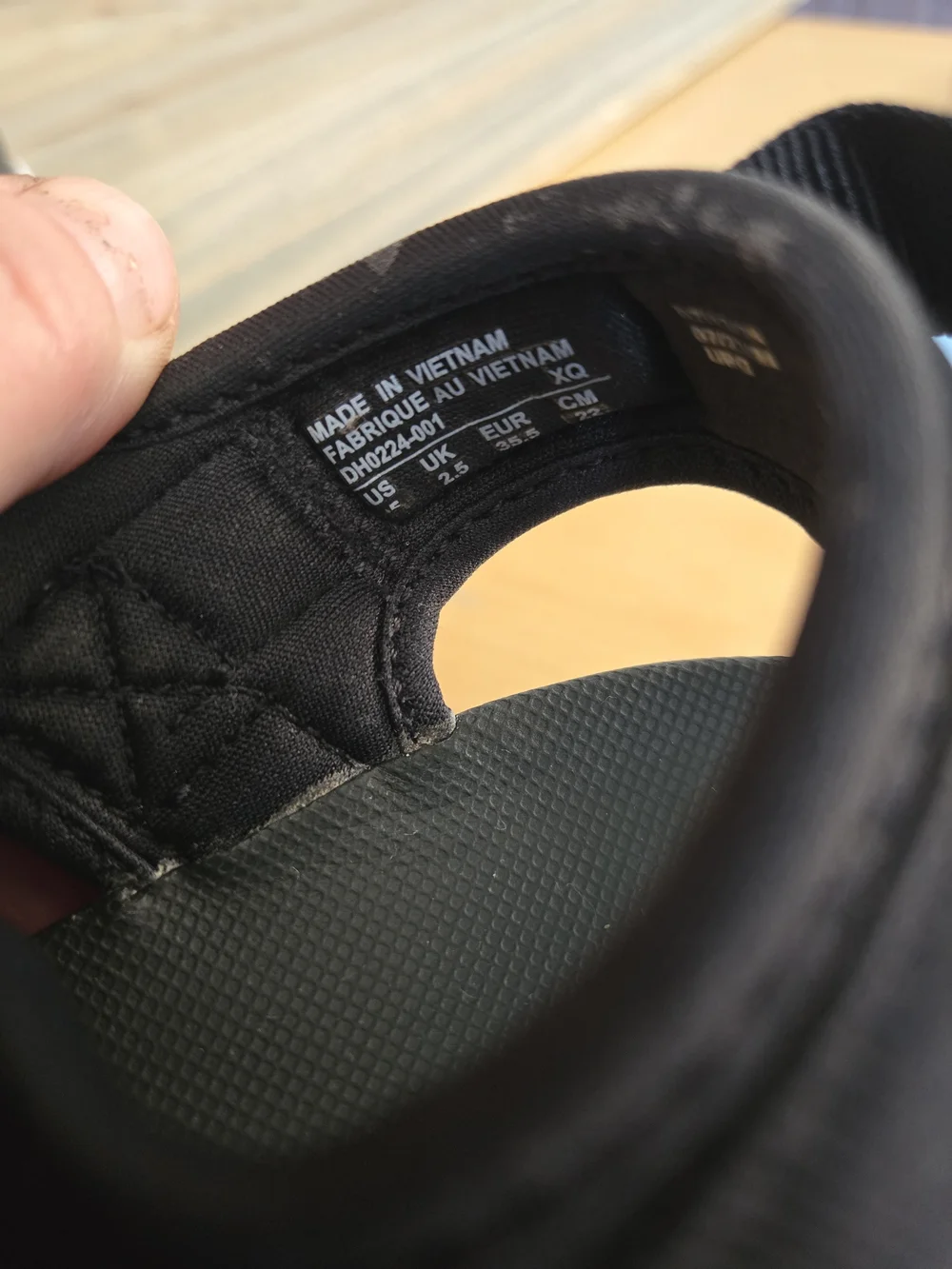 Nike Icon Classic Sandals Platform Slides Shoes DH0224 Black Wmn Sz 5 Youth 3.5Y